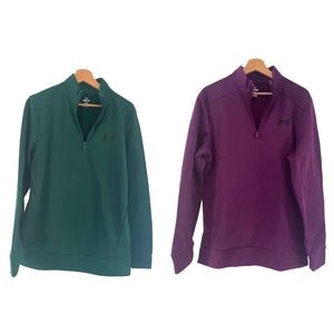 UNDER ARMOUR Armour Fleece 1/4 Zip | Size S | Men| 2 pcs